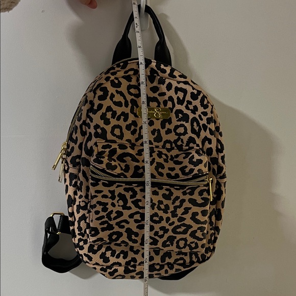 Jessica Simpson Leopard Print Mini Backpack - Picture 6 of 6